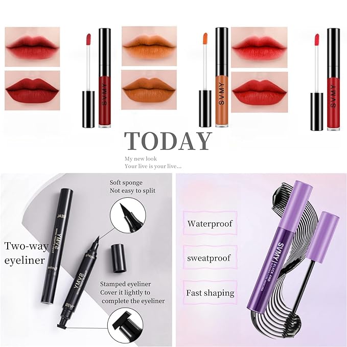 All-in-One Makeup Kit makeup set for Teens & Girls - Complete Beginner Teen Makeup Gifts Set with Eyeshadow Palette, Foundation & Lip Gloss -make up kit for Ages girls 6-12 & 12-18