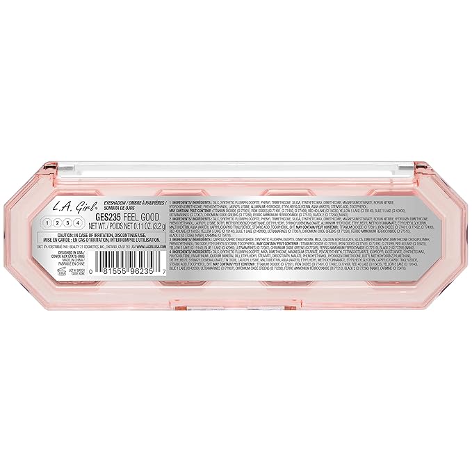 L.A. Girl 4 Play Eyeshadow Palette, Feel Good GES235