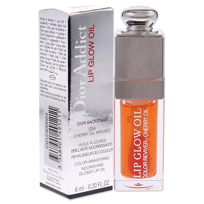 Christian Dior Dior Addict Lip Glow Oil - 004 Coral Women Lip Oil 0.2 oz,6 ml (1er Pack)