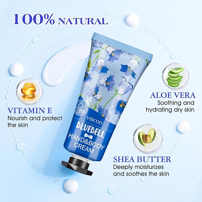 VISCOO 42 Pack Hand Cream Gifts Set for Women, Teacher Appreciation Gift / Graduation Gifts, Moisturizing Mini Hand Lotion Travel Size for Dry Cracked Hands, Birthday Gift