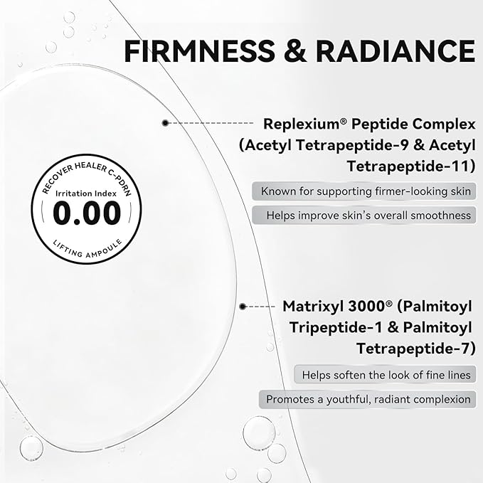 Micro Infusion System for Face - Hydrating Peptide & Hyaluronic Acid Serum Set, Skin-Smoothing Radiance Set with 0.25mm Stamp, At-Home Facial Kit, 1 Month (3 Month Supply)