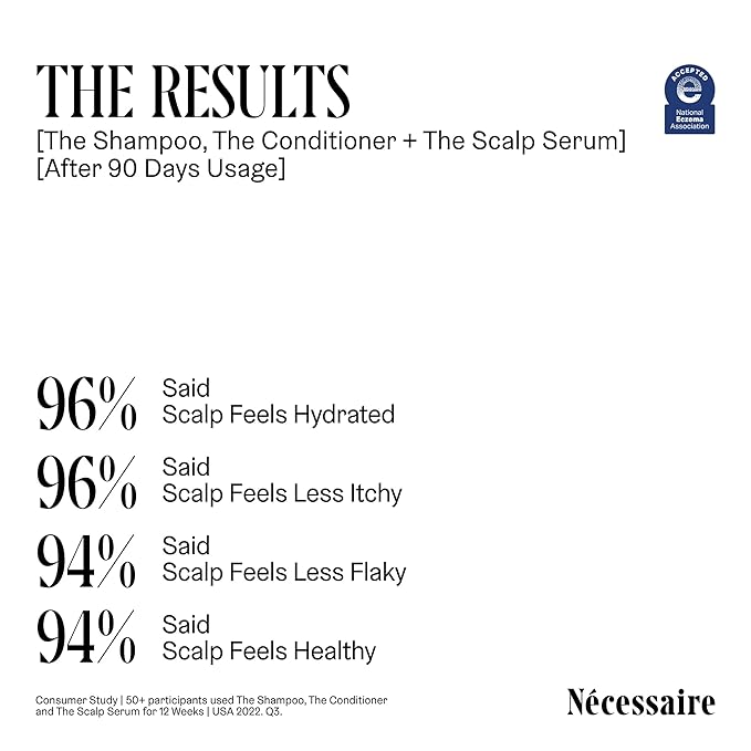 Nécessaire The Conditioner Mini. Hyaluronic Acid + Vitamin B Complex. Fragrance-Free. Approved by the National Eczema Association.