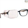 Astropic Silk Eye Patch for Adults Kids Glasses to Cover Either Eye (Medium, Creamy Beige)
