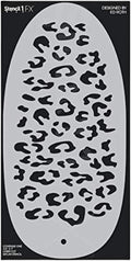 Stencil1FX - Leopard Spots Eye Makeup Stencil for Costumes, Dress Up, Halloween, Cosplay, Face Painting, Raves, Festivals, Parades, Parties