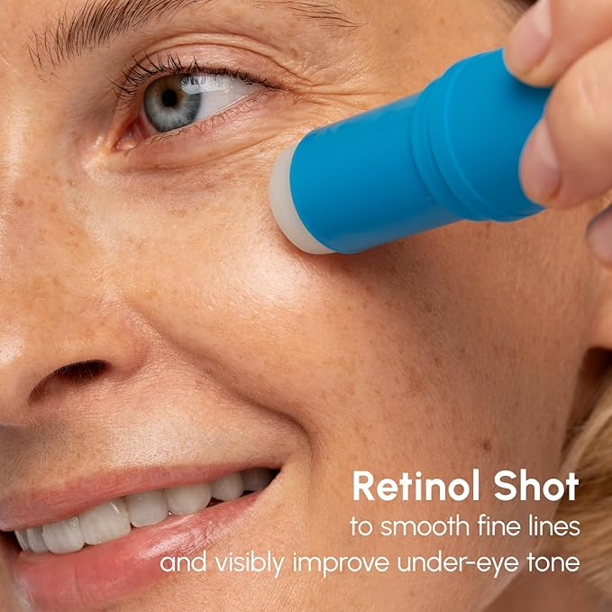 MAREE Under Eye Balm Stick Hydrating 3 PACK – Retinol Caffeine Under Eye Brightener Stick for Older Women – Collagen Undereye Cream for Dark Circles & Wrinkles – Skin Care Treatment Moisturizer