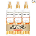Pantene Conditioning Detangler Spray, Pro-V Repair & Protect, Nutrient Boost for Damaged Hair, Antioxidant Enriched, Leave-In Conditioner, Smooth & Shine, Sulfate-Free, 8.5 Fl Oz, 3 Pack