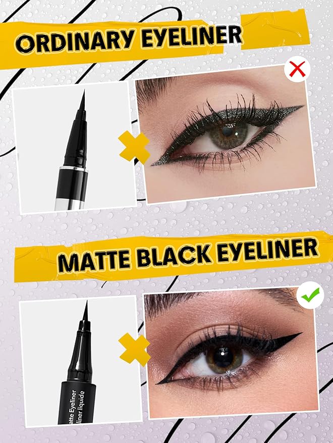 SHEGLAM Oh So Rich Matte Eyeliner Waterproof Smudgeproof Longwearing Liquid Eyeliner