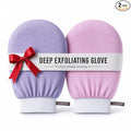 LOTTA Exfoliating Gloves 2Pcs Deep Exfoliation Mitt of 150D Shower Body Scrub Exfoliant Scrubber Glove Skin for Cleanse Dead or Dry Skin 100% Viscose Fiber Suitable for Men and Women