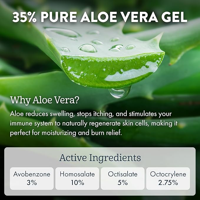 Aloe Up White Collection SPF 30 | Sunscreen Spray Mist for Face & Body with Aloe Vera Gel | Water Resistant up to 80 Minutes | Reef Friendly, Non Greasy, Fast Absorbing | Coco Mango Fragrance 4 Oz