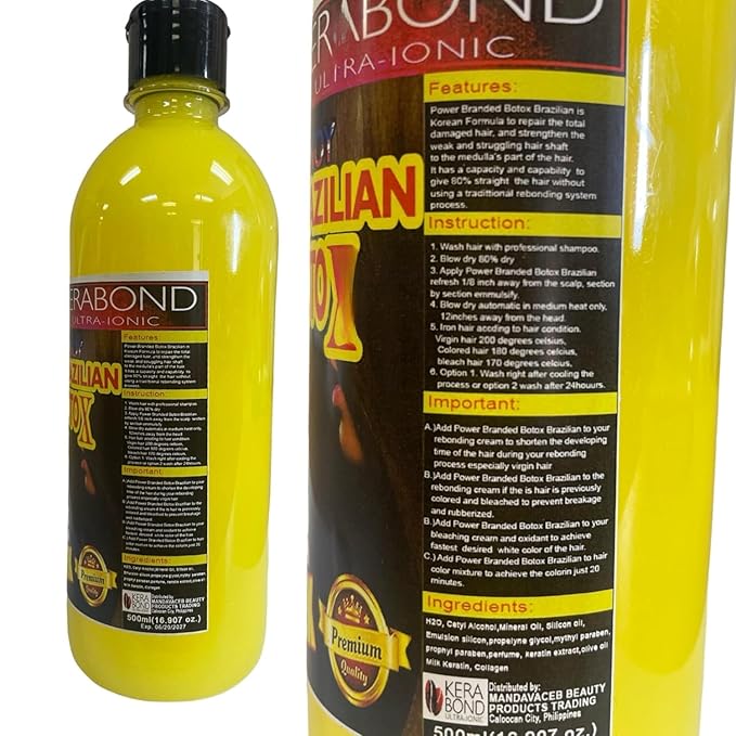 Just Pinas - Bottle KERA BOND Pinoy Brazilian Hair Bo-tox, 500ml