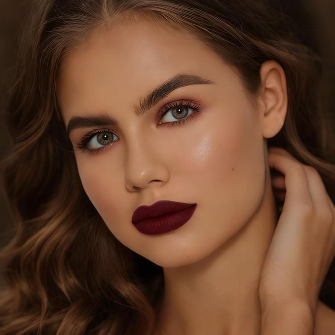 Depuplum Brown Lipstick Matte for Women SuperStay Long Lasting Lipstick for Mother's Day Smudgeproof Liquid Lipsticks Cruelty Free Lip Makeup,DM33 Maduro Love