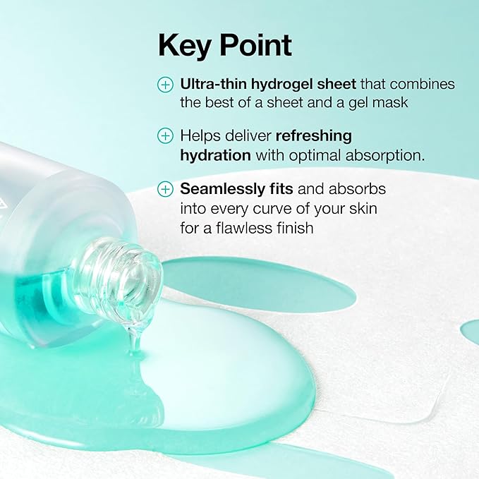 Anua PDRN Hyaluronic Acid Capsule 100 Serum Mask, Hydrating Face Mask for Glass Skin, Dewy Glow and Firm Looking Skin, Salmon DNA PDRN and Collagen, Korean Skin Care(10EA)