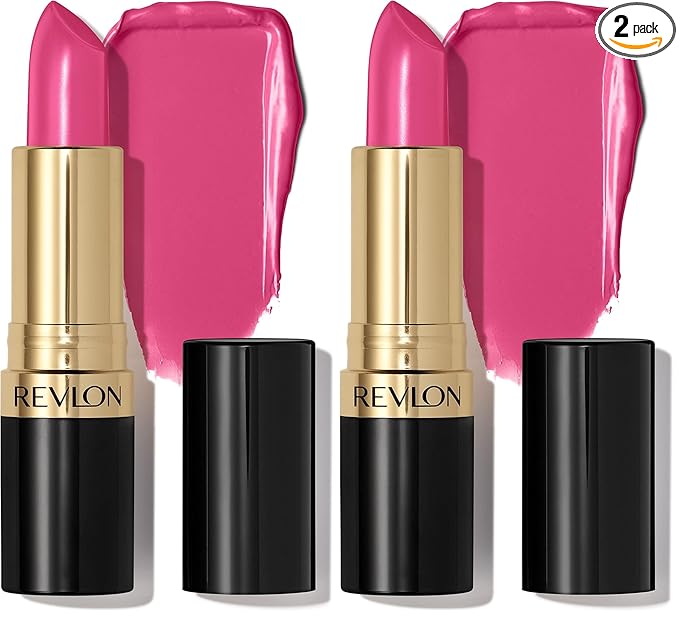 REVLON Super Lustrous Lipstick, Creamy Formula For Soft, Fuller-Looking Lips, Moisturized Feel, 778 Pink Promise, 0.15 oz (Pack of 2)