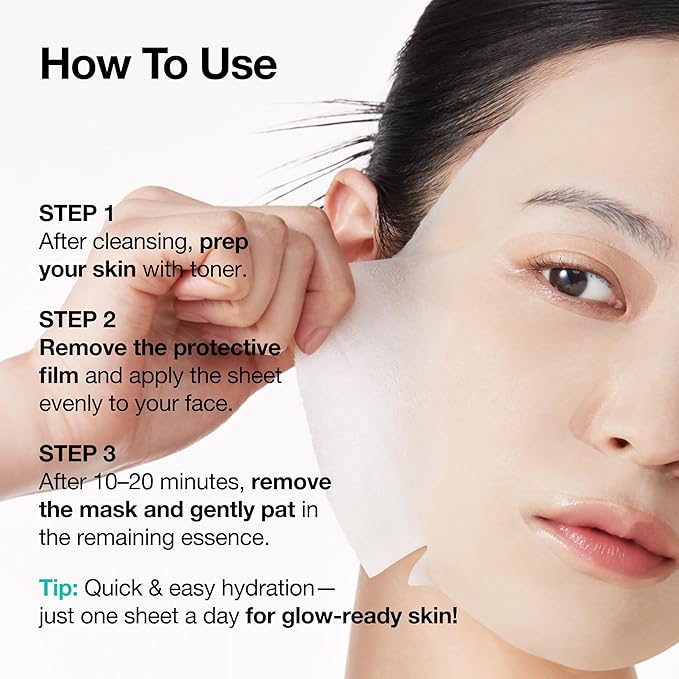 Anua PDRN Hyaluronic Acid Capsule 100 Serum Mask, Hydrating Face Mask for Glass Skin, Dewy Glow and Firm Looking Skin, Salmon DNA PDRN and Collagen, Korean Skin Care(10EA)
