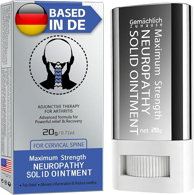 NDC Listed Cervical Spine Pain Relief Arnica Gel Stick GMP Grade OTC Care with Camphor and Hypericum Perforatum Oil for Stiff Neck Neuropathy and Bruises 0.71oz