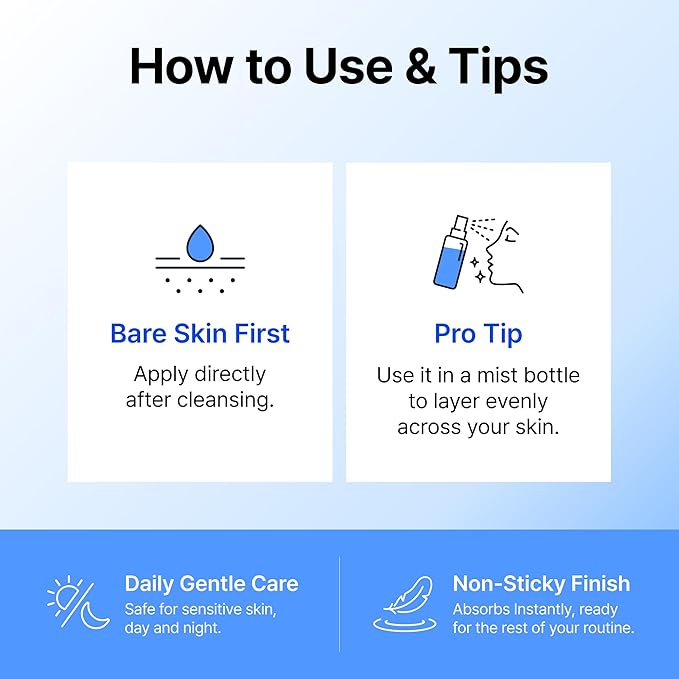 DearKlairs Korean EGF Serum – Blue Youth Activating Drop with EGF Peptides and Guaiazulene, Repairing Serum for Redness and Blemish-prone Skin, Visibly Fades Post-Blemish Marks, 0.33 Fl Oz