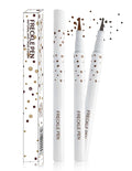 Erinde 2PCS Liquid Freckle Pen Waterproof, Natural Lifelike Fake Face Freckles Makeup, Long Lasting Quick Dry Faux Freckle Stamp Soft Dot Sopt Freck Pen, 03 Dark & 04 Espresso
