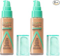 Almay Clear Complexion Acne Foundation Makeup with Salicylic Acid - Lightweight, Medium Coverage, Hypoallergenic, Fragrance Free, for Sensitive Skin, 700 True Beige, 1 fl oz. (Pack of 2)