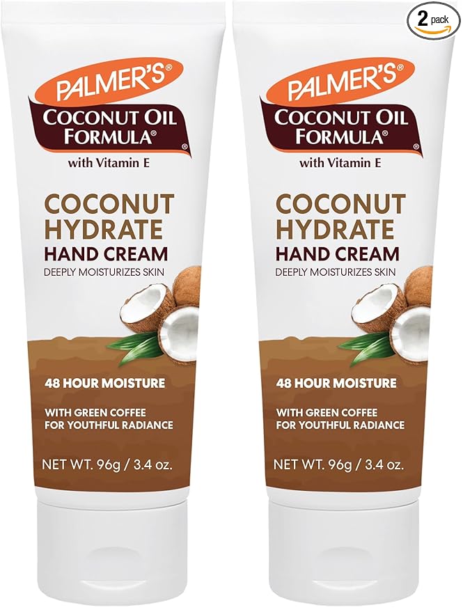 Palmer's Coconut Oil Formula Moisturizing Hand Cream,3.4 Ounce,(Pack of 2)