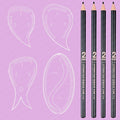 Premium Eyebrow Mapping Kit with White Mapping String, Brow Paste, Ultra-Thin Pencils & Multi-Style Rulers – Full Professional Microblading & Brow Design Set (Kit 2)