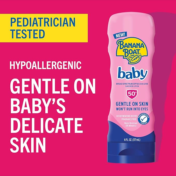 Banana Boat Baby Lotion, SPF60+, 6oz