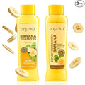 ANYELUZ Banana Hair Care Duo Set - Moisturizing Shampoo & Nourishing Conditioner, Natural Fruit-Infused Hydration & Repair for Dry, Damaged Hair