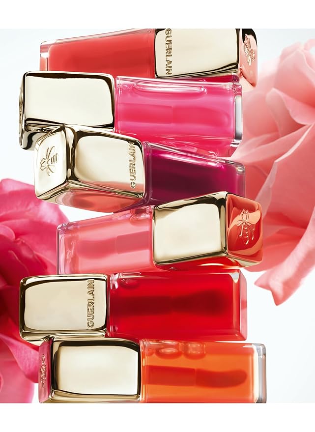Kiss Kiss Bee Glow Oil - 319 Peach Glow by Guerlain for Women - 0.3 oz Lip Oil