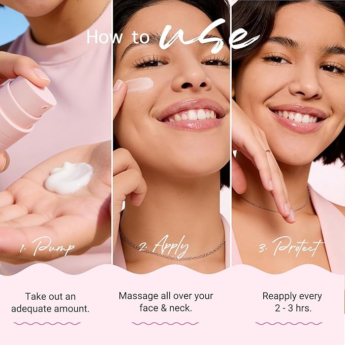 Aqualogica Radiance+ Dewy Sunscreen with Watermelon & Niacinamide with SPF 50 & PA++++ - 50g Broad Spectrum SPF 50+ PA++++ UVA/B & Blue Light Protection Anti-Pollution Factor (APF) Technology