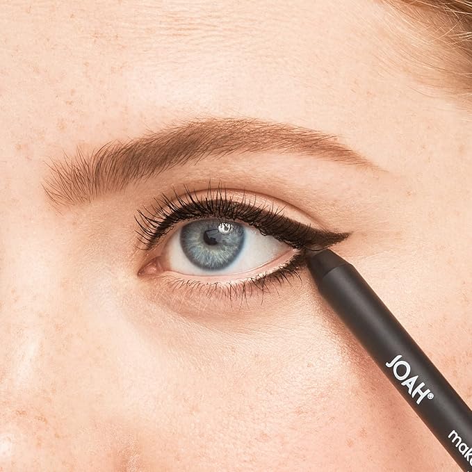 JOAH Make Her Gel-ous Gel Eyeliner with Self-Sharpening Pencil, Waterproof & Long-Lasting Intense Color Definition & Finish, Creamy No-Tug Formula - Espresso