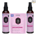 HASK 5-in-1 Leave-In Conditioner Duo (6oz-Qty 2) & Deep Conditioner Packette, Color Safe, Sulfate-Free, Paraben-Free, Gluten-Free, for All Hair Types (Curl Care)