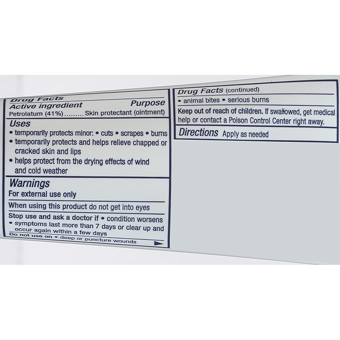 Aquaphor Advanced Therapy Healing Ointment, Hypoallergenic, Fragrance Free Body Moisturizer for Dry Skin and Minor Wound Care, Travel Size Skin Care Set, 1.75 Oz Tube, Pack of 3