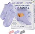 Dr. Frederick’s Original Moisturizing Gel Socks for Men & Women – Dry Feet & Cracked Heel Treatment – Full Foot Gel Lining with Mango Butter, Shea Butter, Jojoba & Coconut Oil (Lilac Leisure)