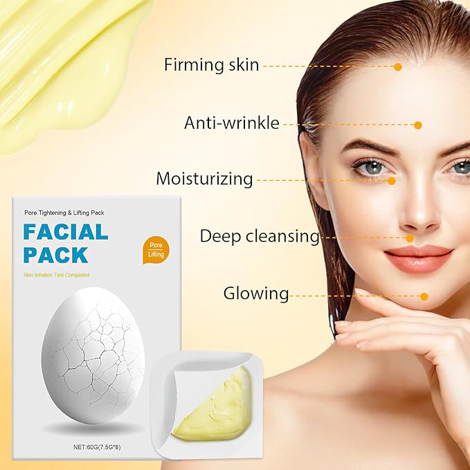 Baysea Zombie Facial Mask - Zombie Mask Skin Care, Zombie Wash Off Face Mask, Hydrating Skincare Face Mask For Smooth Skin Repair, Pore Tightening & Lifting Deep Cleansing Clay Mud Mask