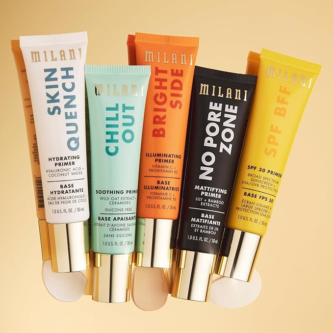 Milani Face Primer for Makeup - SPF BFF Primer with Broad Spectrum Sunscreen SPF 30 UVA UVB Protection, 1.0 Fl. Oz