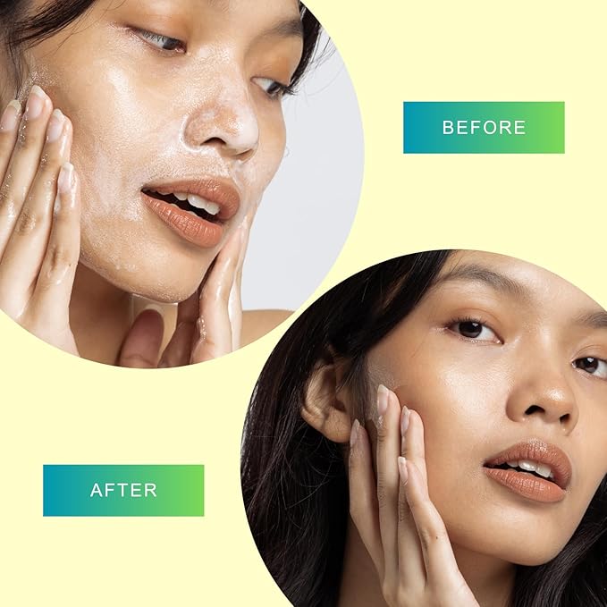 Japanese Powder Face Wash 0.4g 32pcs 1pack - Centella Asiatica Formula - Travel-Friendly Single Pack Enzyme Cleanser - Exfoliating Enzyme Powder - Smooth Effect - Ideal for All Skin - Green