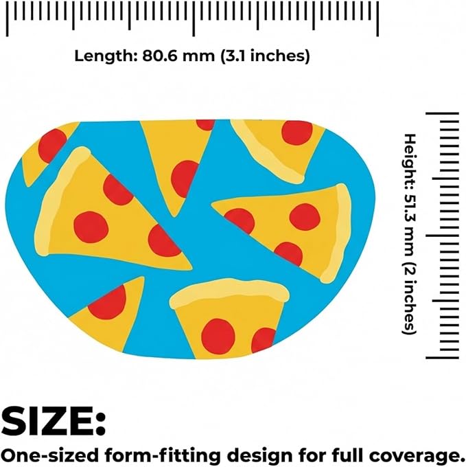 Adhesive Eyepatch for Kids & Adults - As Seen on Shark Tank - Kids Breathable, Comfortable Foodie Eyepatch for Lazy Eye - Amblyopia & Sensitive Skin Medical Eye Patches - 48 Patches by See Worthy