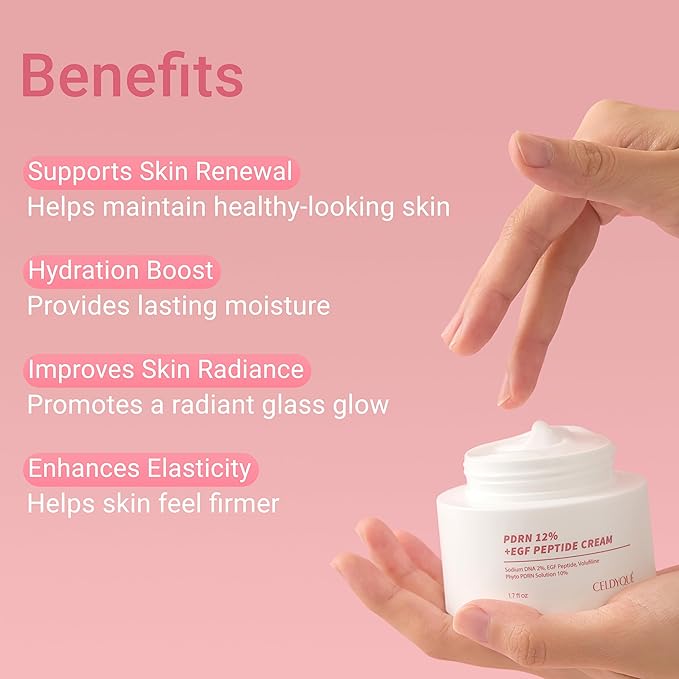 Salmon DNA PDRN 120,000 ppm EGF Peptide Serum & Cream Set w/Volufiline, Phyto PDRN 12%, Growth Factor – Anti-Aging Face Serum & Facial Cream with Niacinamide, Hyaluronic Acid – Korean Skincare Duo