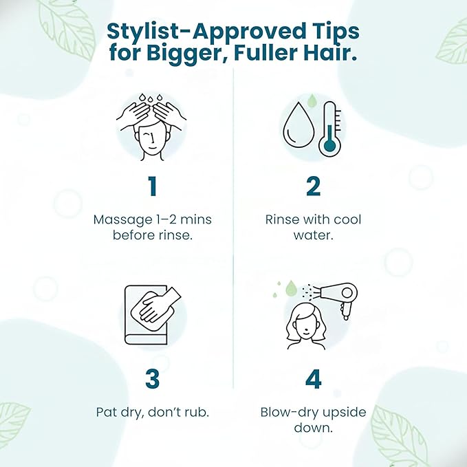Biotin Shampoo and Conditioner for Thinning Hair Growth Thickening Shampoo for Hair Loss Treatment NATURAL Sulfate Free for Color Treated Hair Regrowth Treatment for Men Women