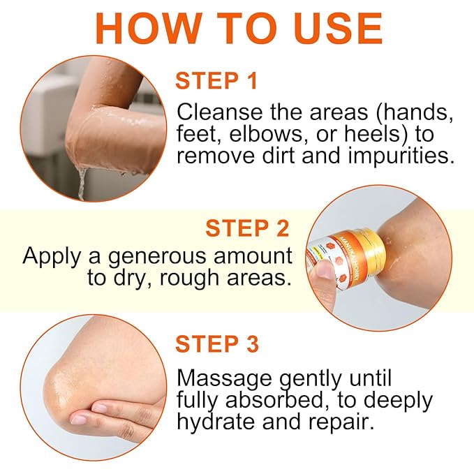 2 Pack Manuka Honey Cracked Heel Treatment Balm Stick, Dry & Cracked Foot Repair for Intensively & Deeply Moisturizing & Hydrating, Soothing, with Shea Butter, Chamomile|1.41 Oz/40 G