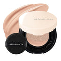 JUNG SAEM MOOL Essential Skin Nuder Cushion | Natural Finish, Buildable Coverage Cushion Foundation by Korean Makeup Artist (Mini, 0.17 Fl Oz), 22C Petal Light