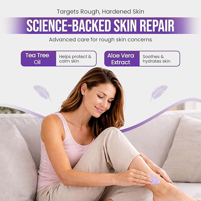BARE 40 PRO 40% Urea Gel with 2% Salicylic Acid, Hyaluronic Acid, Tea Tree Oil & Aloe Vera – Exfoliating & Hydrating Foot and Body Gel for Dry, Rough Skin, 4oz Jar, Made in USA