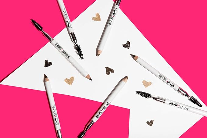 wet n wild Brow-Sessive Brow Pencil, Ultra-Precise Dual Ended Spoolie Brush for Perfect Buidlable Blendable Shaping, Natural Lasting Shades for Every Brow, Cruelty-Free & Vegan - Taupe(Packaged)