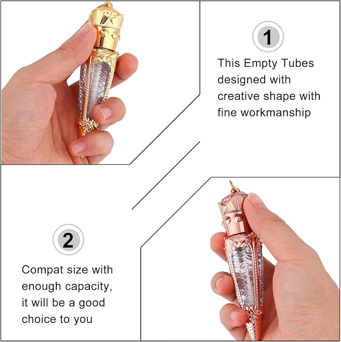 FRCOLOR Refillable Lip Gloss Tubes Set 10Pcs Radish Design Compact Empty Lip Balm Containers Leak-Proof Diy Portable Makeup Accessories