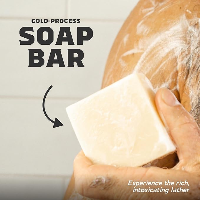 Dr. Squatch Natural Men’s Bar Soap - Cold Process Body Soap Bar with Natural Oils - Gifts for Men - Deep Sea Goat's Milk, Wood Barrel Bourbon, Eucalyptus Greek Yogurt & more (5 oz, 5-Pack)
