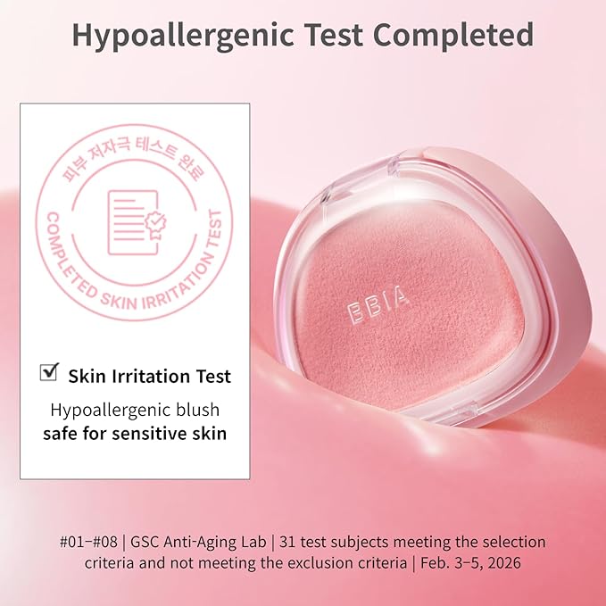 BBIA Chaltteok Blush – Soft Blurring Jelly-Like Powder Texture Lightweight & Buildable Korean Blush Natural Matte Finish Long-Lasting Smooth Pore-Blurring Cheek Color (03 STRAWBERRY CHALTTEOK)