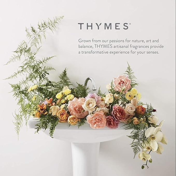 Thymes Moisturizing Body Wash with Pump - Body Soap - Bath Products - Skin Care - Liquid Soap with Notes of Jasmine, Rose, Hyacinth, Creamy lily of the Valley, & Oak Moss (Goldleaf, 9.25 fl oz)