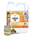 CASTOR OIL ( 16 oz ) Premium Cold Pressed Unrefined | Hexane Free | 100% Natural Promotes Healthy Skin & Hair | Thickens Eyebrows Lengthens Eyelashes | Strengthens Nails Cuticles | Massage | 16 FL OZ