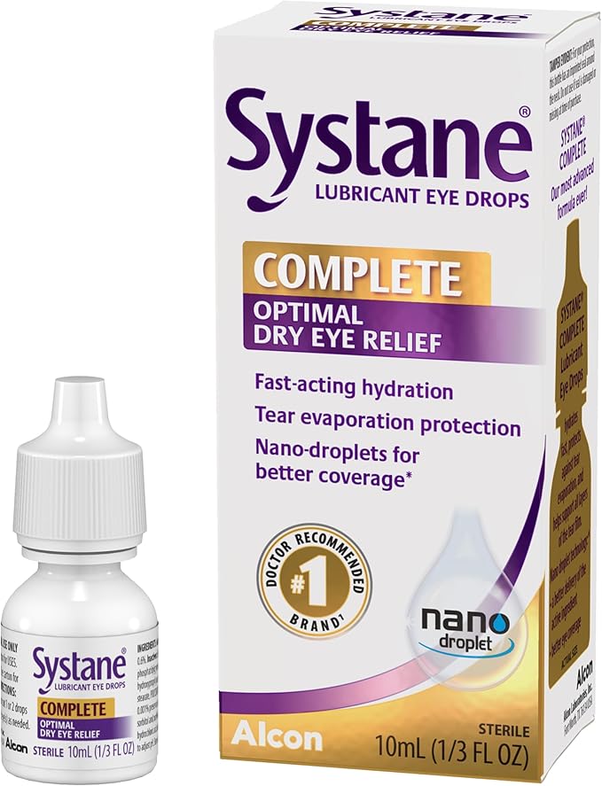 Systane Complete Lubricant Eye Drops, 10 ml