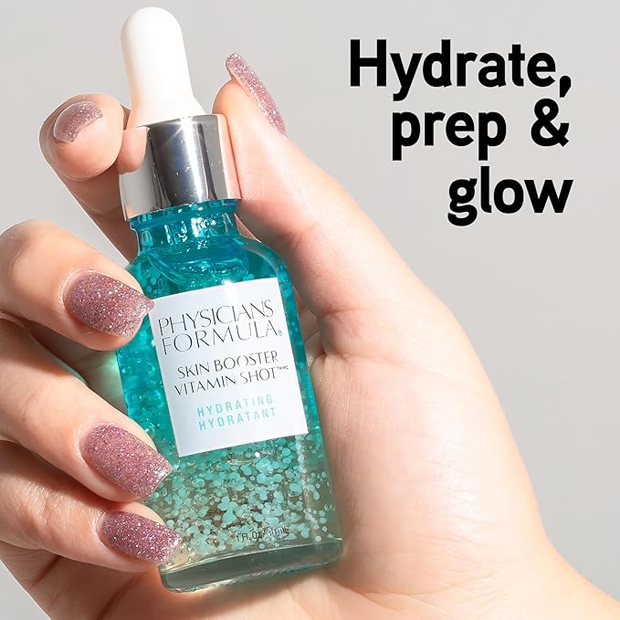 Physicians Formula Dermatologist Tested Skin Booster Vitamin Shot, Hyaluronic Acid, Vitamin E & Aloe Vera Serum - Hydrating
