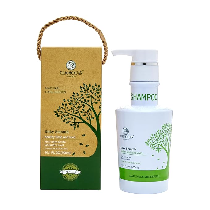 Xiaomoxuan Organic Tea Tree Oil Moisturizing Shampoo Sulfate-Free Paraben-Free - Strengthen and Restore Shampoo Hydrating - All-Natral Hair Moisturizer and Deep Scalp Cleansing Hair Treatment